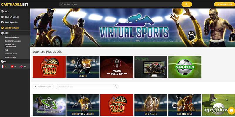 Sports virtuels Carthagebet