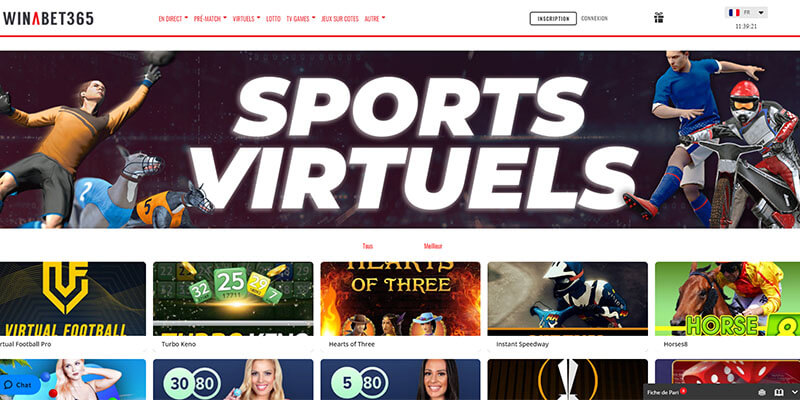 Sports virtuels winabet365